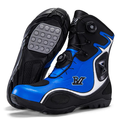 Motorcycle boots cycling shoes men women riders waterproof pull-up short boots racing shoes motocross boots botas para moto