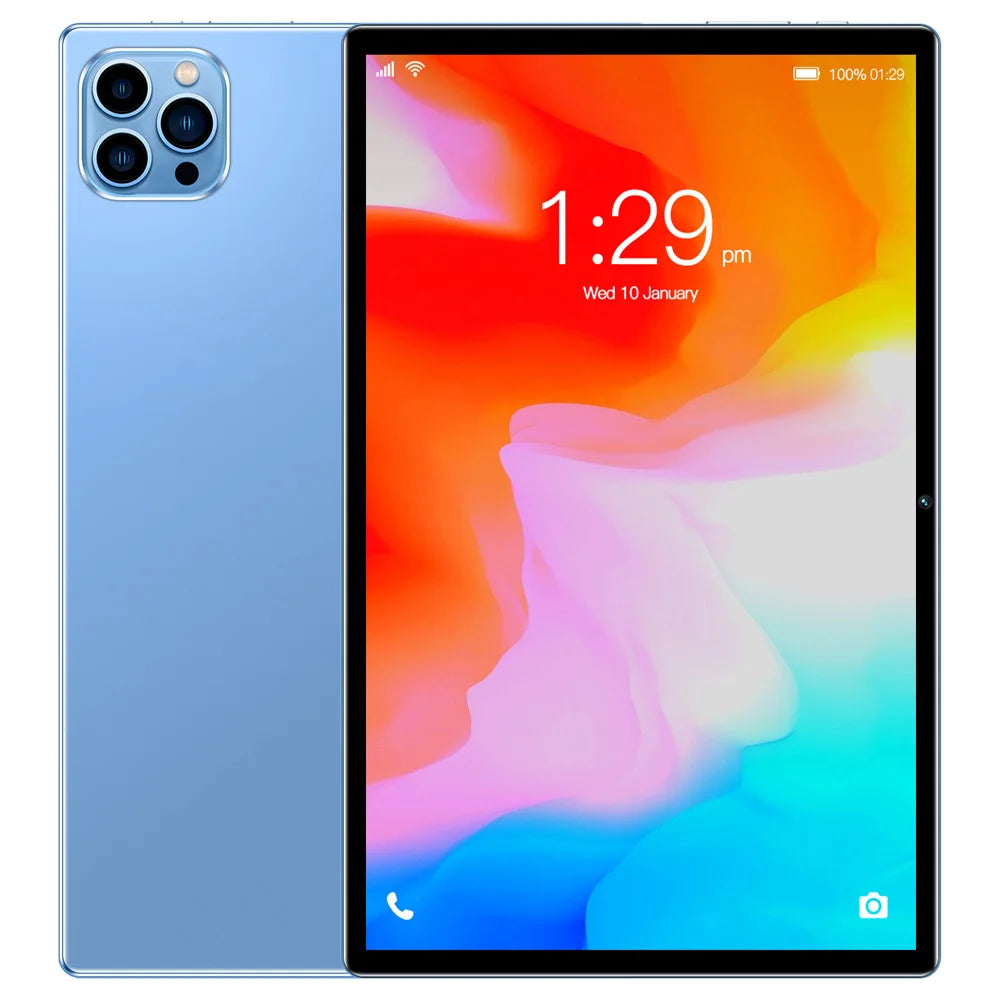 New 10.1 Inch Android Tablet Pc Google Play Octa Core Dual Cameras Dual SIM 3G Phone Call Tablets Bluetooth Wifi 4GB+64GB ROM