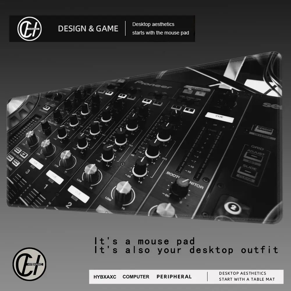 HYBXAXC Mouse Pad XXL Audio Mixer Mixing MouseMat Console DIY Custom Gaming Mat PC Mousepad Large Pads 60x30/70x30cm Gaming Desk