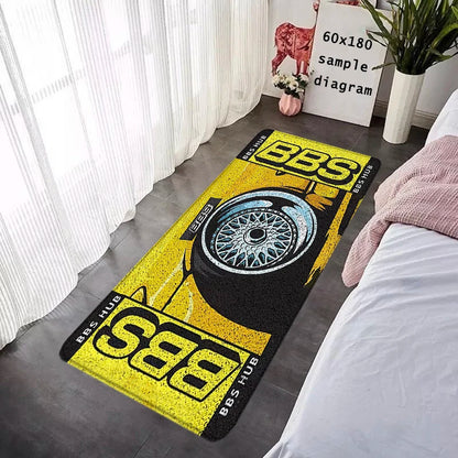House Entrance Doormat BBS Wheel HubHallway Carpet Living Room Rugs Foot Carpets Bathroom Rug Floor Mats Non-slip Home Decor