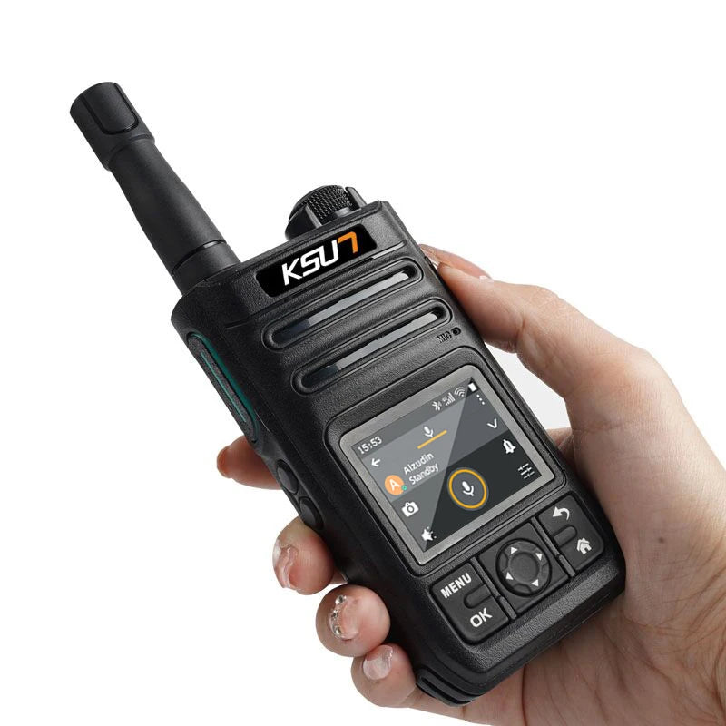 ZL30 Blue Tooth Ptt Poc 4G Network Walkie Talkie Android Handy Talkie 100 Km Range Long Range Radio Compatible With Zello App