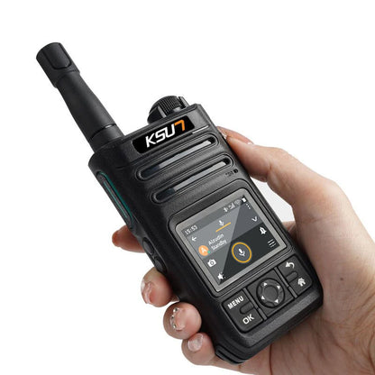 ZL30 Blue Tooth Ptt Poc 4G Network Walkie Talkie Android Handy Talkie 100 Km Range Long Range Radio Compatible With Zello App