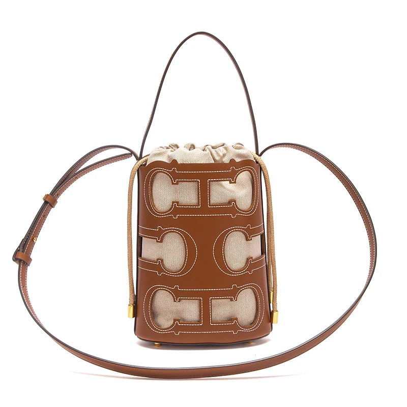 CHCH Women's Shoulder Bag 2026 Spring Hollow Design Handbag High Quality Detachable Shoulder Strap16.5*10*22.5cm