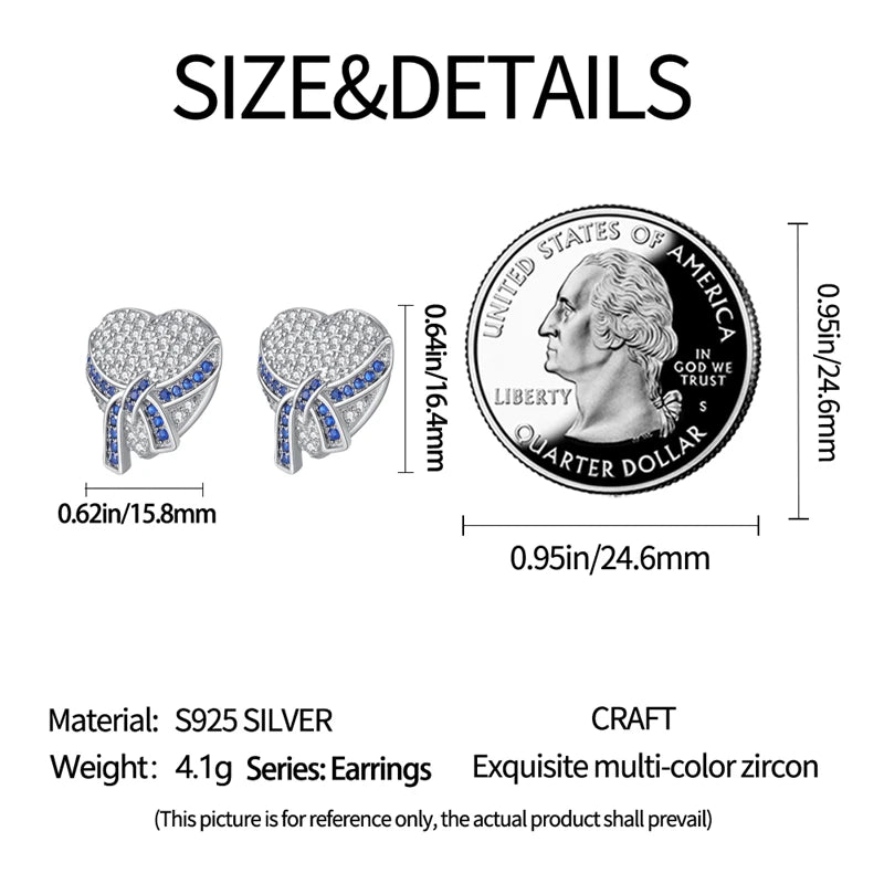 925 Sterling Silver Star Moon Heart Shape Earrings Jewelry Versatile Hoop Earrings For Women Jewelry Fine Birthday Party Gifts