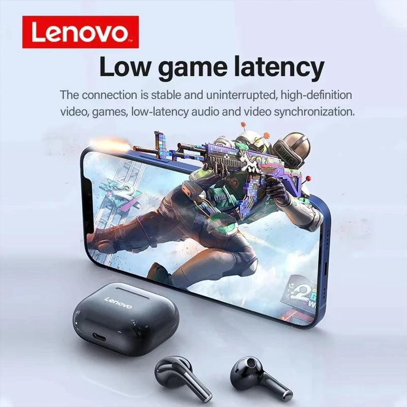 Original Lenovo LP40 Wireless Headphones TWS Bluetooth Earphones Touch Control Sport Headset Stereo Earbuds For Phone Android