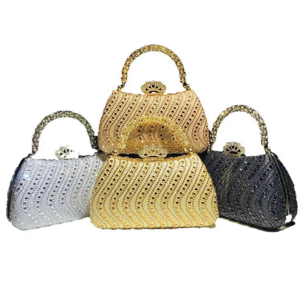 Elegant Purse Trend Luxury Designer Chain Shoulder Bag Women's Handbags Wallets Evening Bags for Wedding Bolso 2026 New Gift