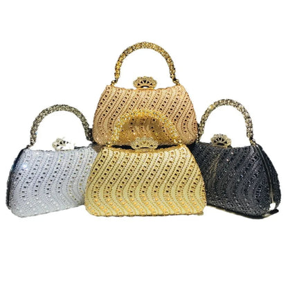 Elegant Purse Trend Luxury Designer Chain Shoulder Bag Women's Handbags Wallets Evening Bags for Wedding Bolso 2026 New Gift