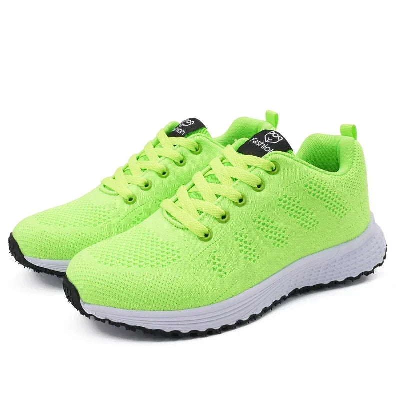 Women Shoes Luxury Brand Casuall Sneakers Shoe Summer Woman Running Shoe Breathable Comfortable Fashion Walking Lace Up Sneakers