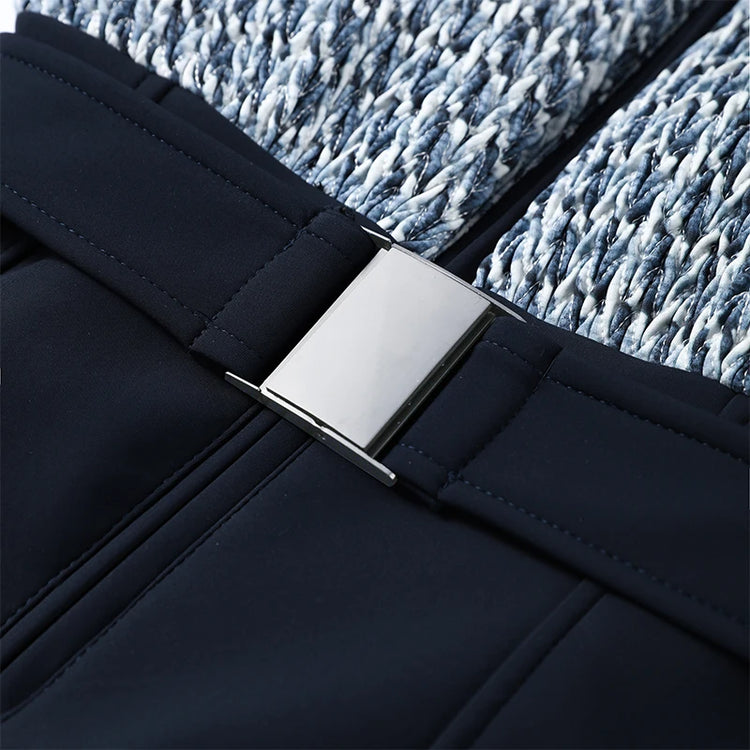 Casual Solid Ski Hoodie Jumpsuits Women Street Full Sleeve Closed Waist Slim Warm Belt Suits Female 2026 Fashion Snow Lady Suit