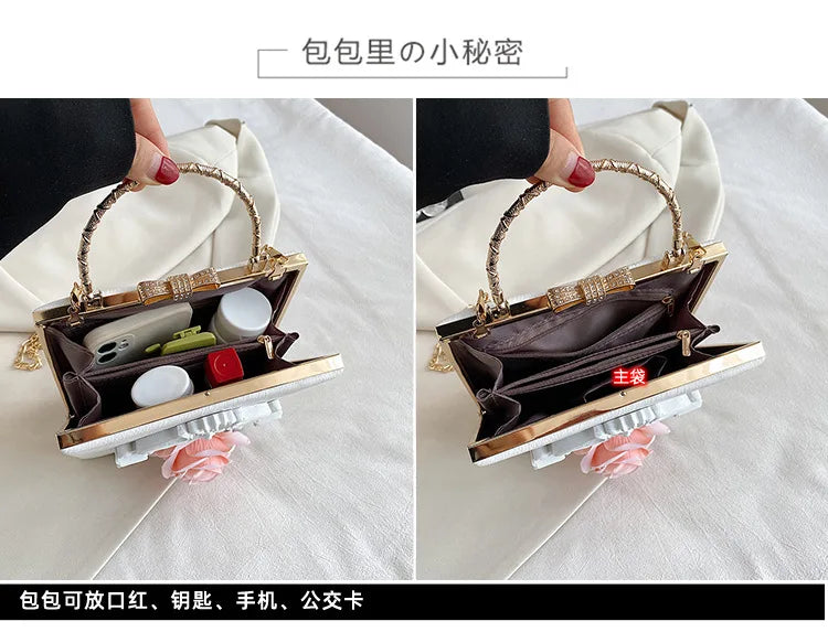 Luxury Angel Female Handbags Fashion Pearl Women Bag Cross Body Brand Leather Women Shoulder Bag Ladies Hand Bags