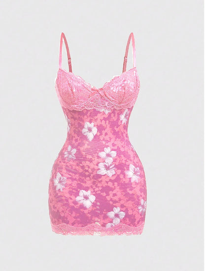HLJ&GG Sexy Leopard Print Lace Spaghetti Strap Bodycon Mini Dresses Women Sleeveless Backless Slim Vestidos Summer New Clothing