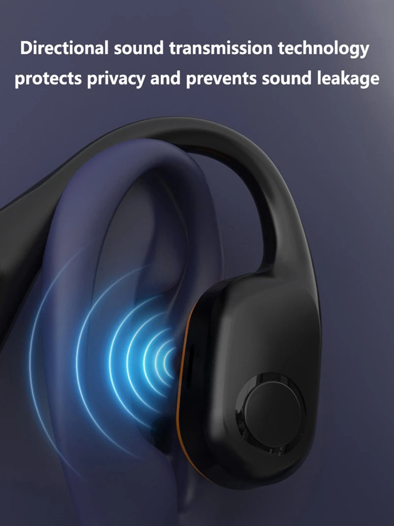 Lenovo Bone Conduction Bluetooth Noise Reduction Waterproof Earphones Open Type Ultra Long Endurance Card Insertion Run Swimming