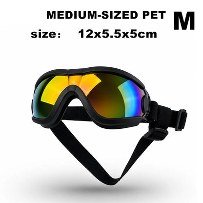 These Pet Dog Sunglasses Can Block Ultraviolet Rays, and the Dog Goggles Are Windproof and Dustproof.