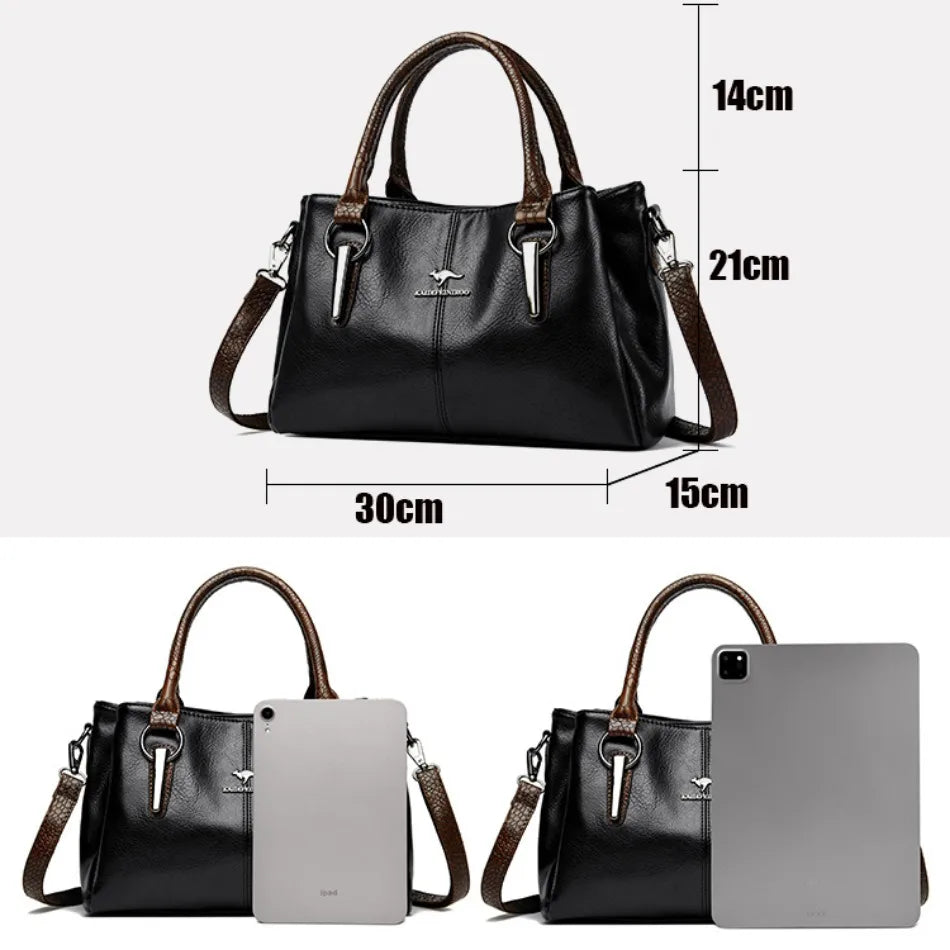 Luxury Handbags Women Bags Designer Soft Leather Shoulder Crossbody Bags for Women 2024 Elegant Large Capacity Tote Handbags Sac