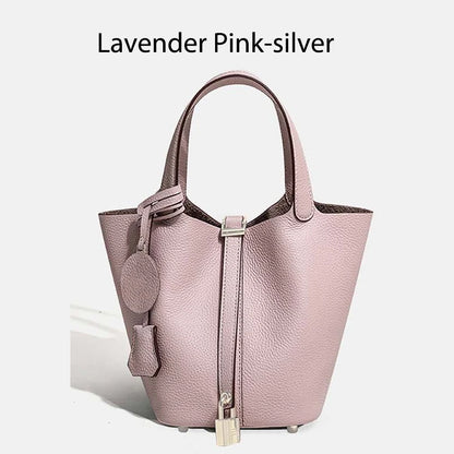 Women Bags Handbags Bucket Bag Real Leathe Fashion Tote Bag Genuine Leather Luxury Desginer Big Size Large Lady Hand Bags