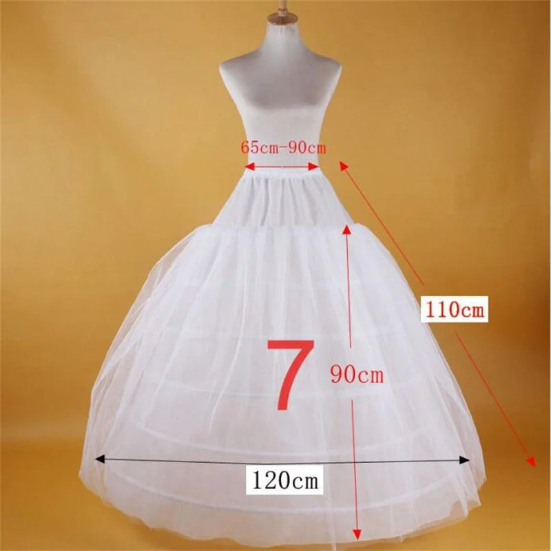 New Bridal Wedding Petticoat Underskirt Prom Hoop Crinoline Fancy Skirt Slip 11 Styles Customized