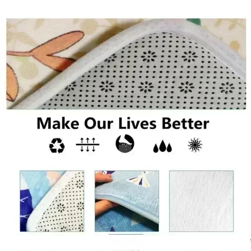 1pc Classic Black Tire Pattern Round Rug, Non-slip Floor Mat for Living Room, Bedroom, Bathroom, Holiday Home Decoration