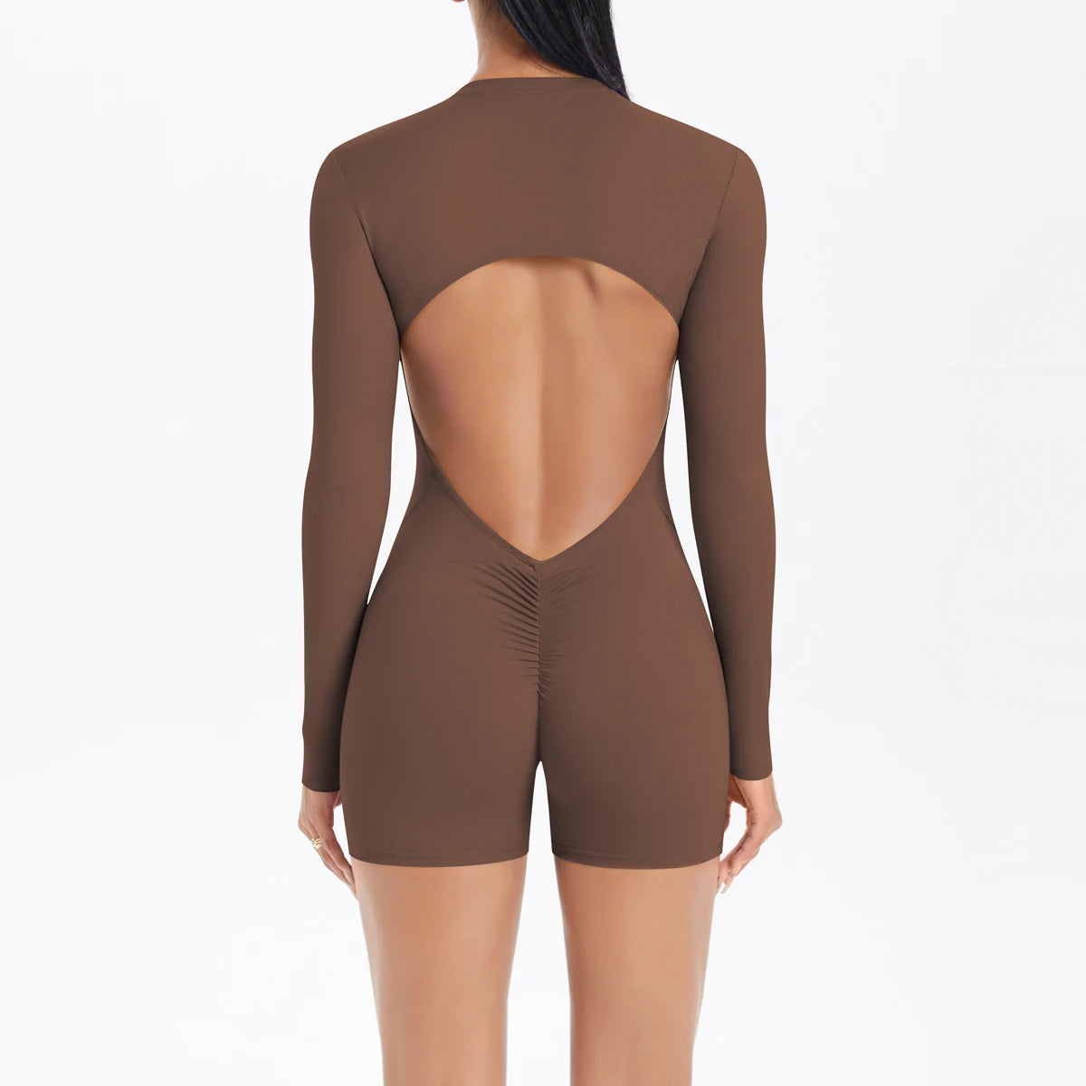 Women's Sports Shapewear Women Zipper Short Sleeve One Piece Gym Suit Breathable Quick Drying Sports Yoga Clothing Bodysuit