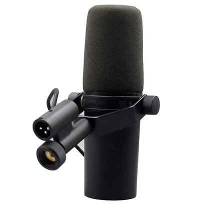 SM7B Style Dynamic Microphone XLR Broadcast Mic for Podcast Streaming Voice Over Studio Recording Home Studio Live Performance