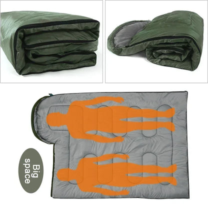 Portable Envelope Sleeping Bag Lightweight Warm Outdoor Camping Sleep Sack for Hiking Travel Backpacking Tent Spring Autumn