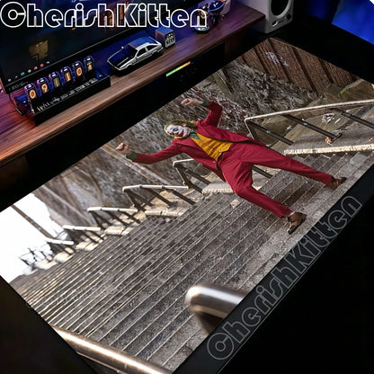 Mouse Mat Joker Mouse Pad Anti-slip Rubber Desk Mat With Lockrand Gaming Accessories Prime Gaming XL Keyboard Pad Padding Mats
