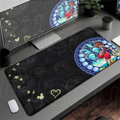 Anime Mousepad Hot Gaming K-kingdom H-hearts Non-Slip Laptop Long Deskmat Xxl Office Extended Mouse Mat Gamer Speed Keyboard Pad