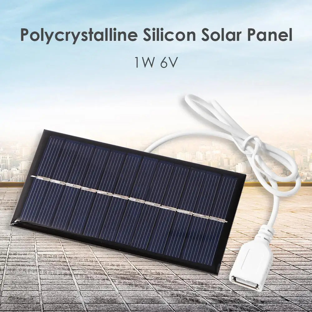 10W 5V Portable Solar Panel USB Battery Charger Solar Charging Panel Waterproof Phone Power Bank for Camping Backpacking Hiking