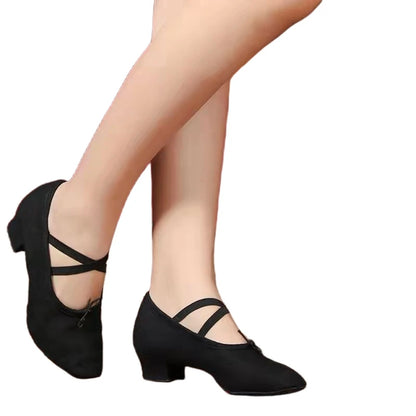 Ballet Dance Shoes Women Teacher Stage Training Shoes Soft Sole Slippers Yoga Belly Practice Shoes Girls Jazz Dancing Shoes