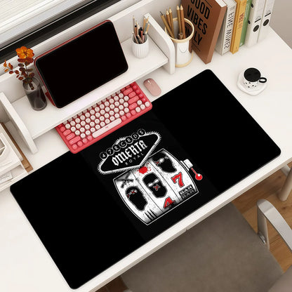 Singer O-OmertaS 47 Mouse Pad Square Office Gaming Desk Mat Waterproof Non-Slip Rubber Decorative