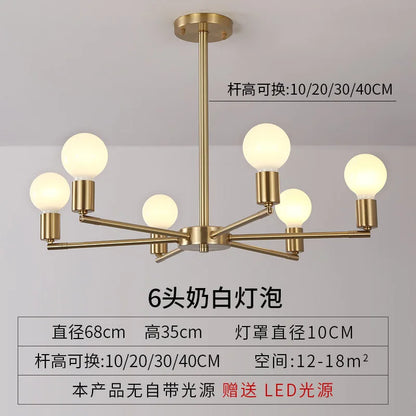 Living Room Ceiling Lamp Modern Chandelier Home Lighting E27 Mounted for Bedroom dining Room Corridor Light Balcony Lights