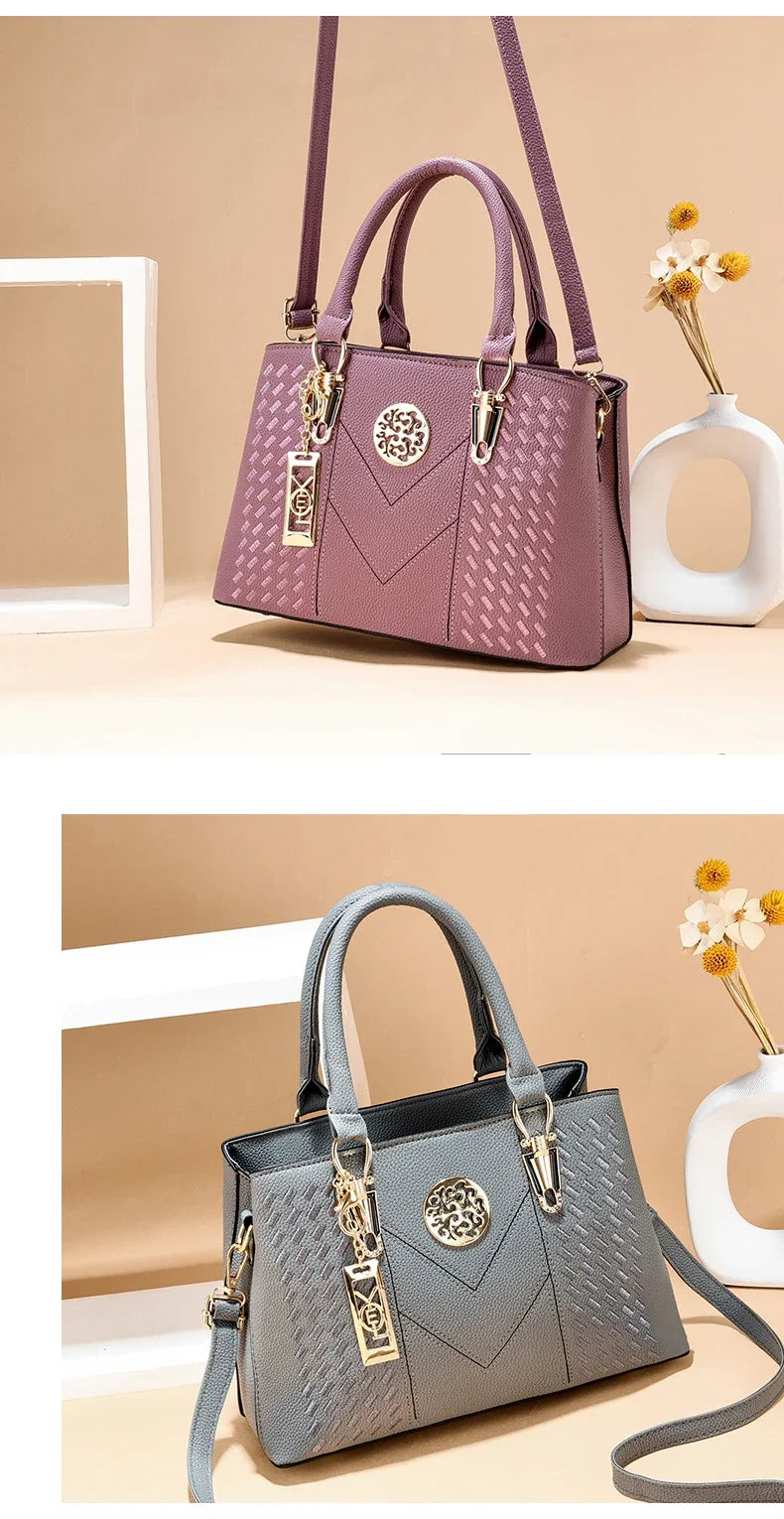New Famous Designer Brand Bags Women Leather Handbags Luxury Ladies Hand Bags Purse Fashion Shoulder Bags Gift