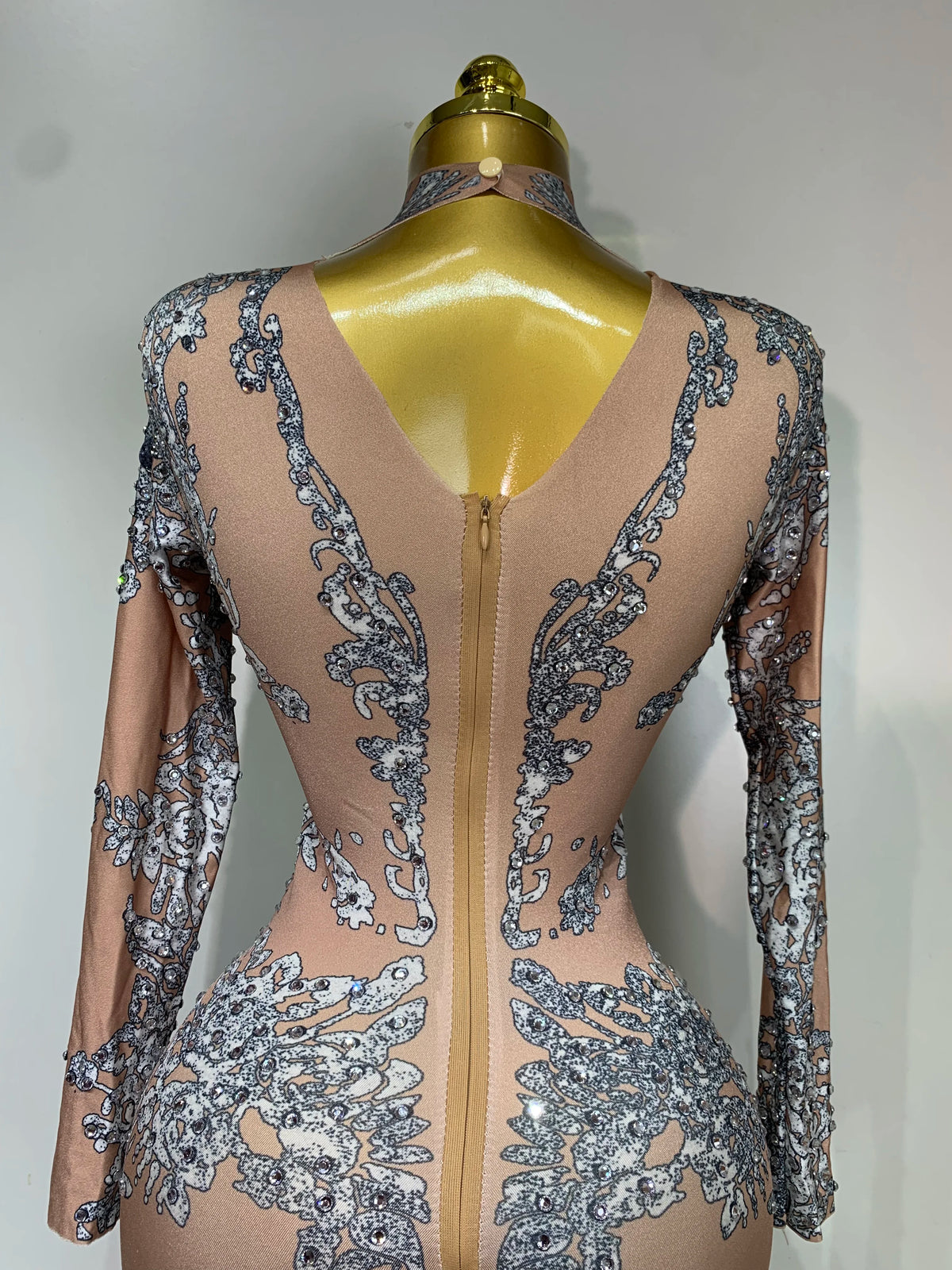 Sparkly Rhinestones Jumpsuit Fashion Sexy Stretch Dance Costume Nightclub Bodysuit Birthday Outfit Evening Party Leggings