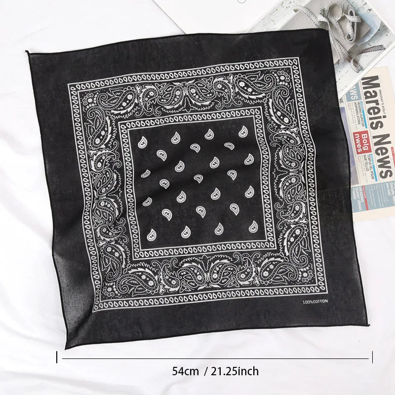 21 Colors Summer Ip Hop Bandana Casual Elegant Thin Breathable Neck Women Head Wrap Hair Scarves Shawl for Women/Men/Boys/Girls