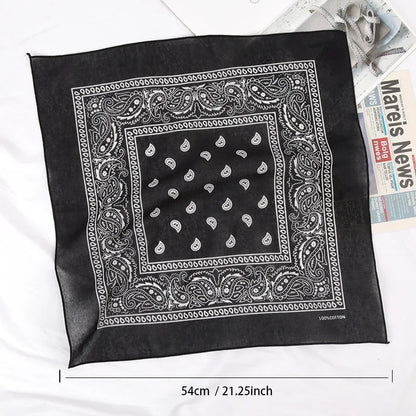 21 Colors Summer Ip Hop Bandana Casual Elegant Thin Breathable Neck Women Head Wrap Hair Scarves Shawl for Women/Men/Boys/Girls