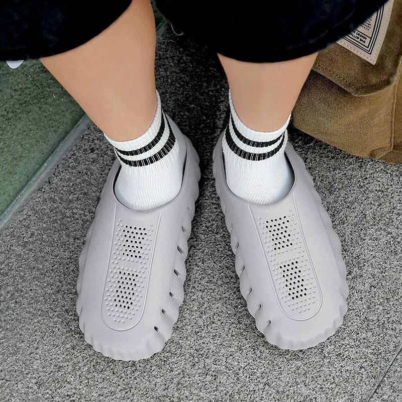 Unisex New Slippers EVA High Quality Comfortable Bathroom Indoor Non Slip Women Sandals Bedroom House Orginal Casual Design