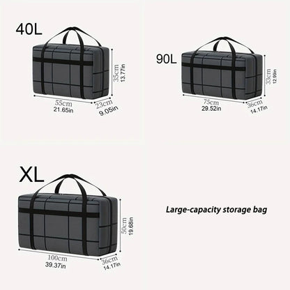 1pc Large-capacity Hand-held Clothes Storage Bag Foldable Dust-proof Non-woven Fabric Packing Bags Bedroom Wardrobe Organizer