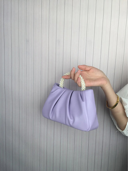 Fashion Pearl Handle Women Dinner Clutch Purse Handbags Luxury Design Ladies Square Shoulder Bags Female Small Messenger Bag