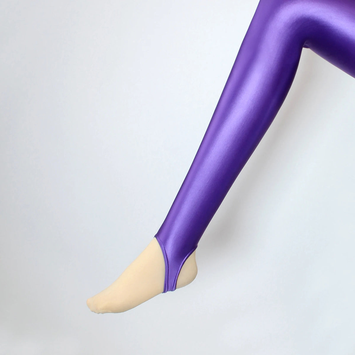 MJINM Spandex Catsuit Women Full Body Shiny Glossy Bodysuits Tight-Fitting Yoga Sport Tights Catsuit Jumpsuits Zentai