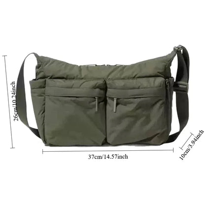 Casual Multi-pocket Messenger Bags for Women Fashion Nylon Shoulder Bag Ladies Large Handbags Female Travel Shopping Tote Purse