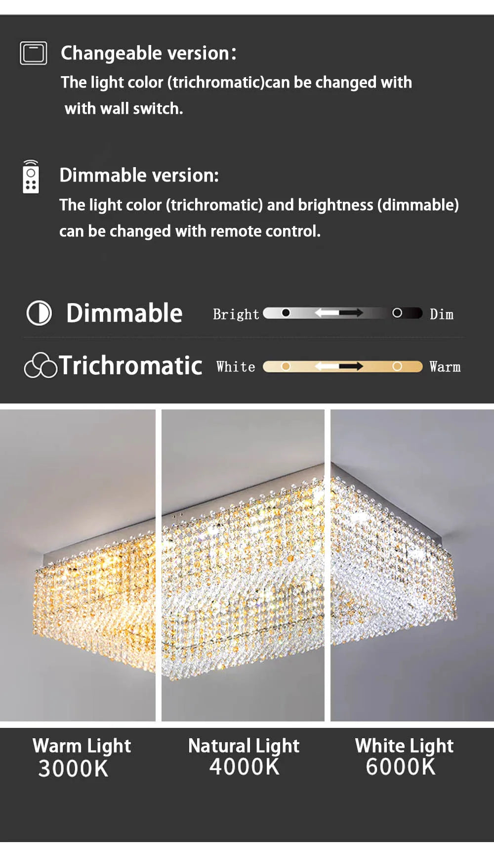 Champagne Crystal Waterfall Bead Modern Ceiling Lights LED Lamps Lighting Fixture for Living Room Lustres Home Decor Lampara