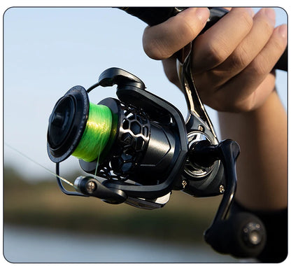 BILLINGS Spinning Reel Metal Spinning Fishing Reel 12KG Max Drag for Freshwater Saltwater 5.2:1 Gear Ratio Fishing Reels