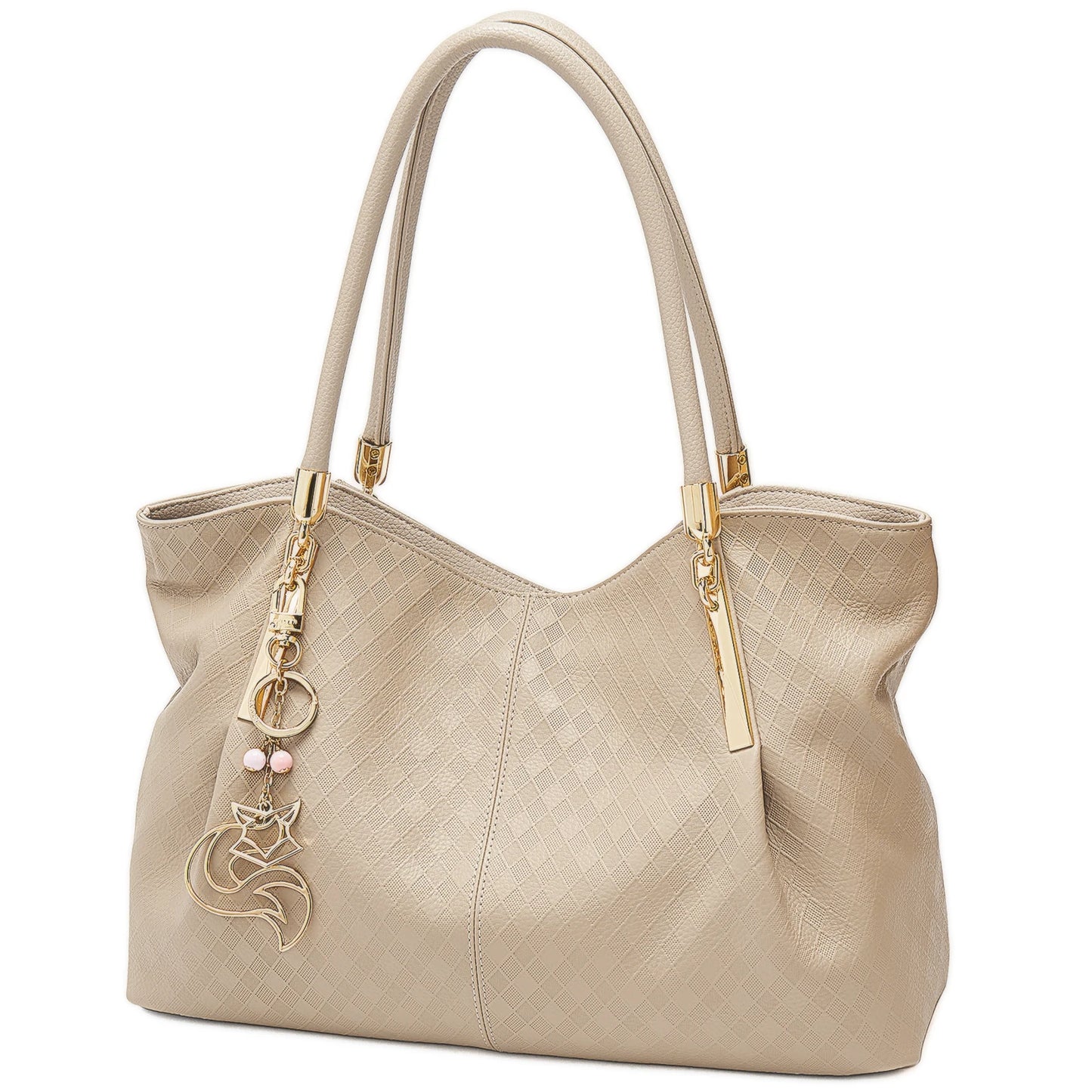FOXER 2026 New Women's Shoulder Bag Genuine Leather Elegant Female Tote Large Bag Fashion Handbag Commuter Luxury Gift
