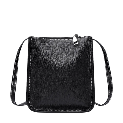 High Quality Genuine Leather Crossbody Bag for Women Vintage Cowhide Leather Shoulder Bag Small Luxury Designer Satchel Handbags