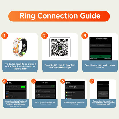 2026 New Healthy Smart Ring 5 ATM Waterproof Wireless Call Heart Rate/Sleep Oxygen Monitoring For Android/IOS Men Women Gifts