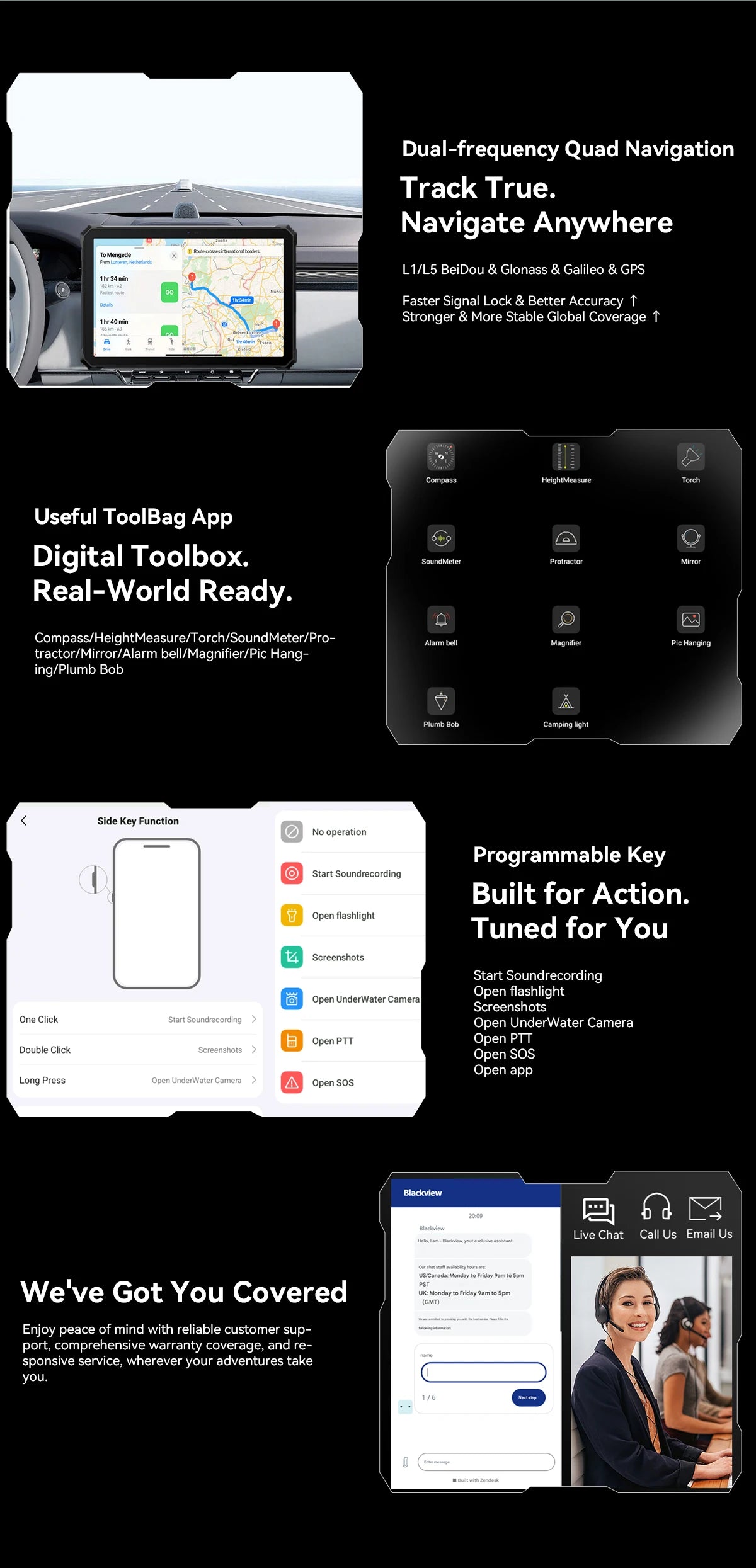 World Premiere Blackview Active 12 Pro Rugged Projector Tablet 11'' Pad Android 15 16GB 1TB 30000mAh Dimensity 7300 Tablet Phone