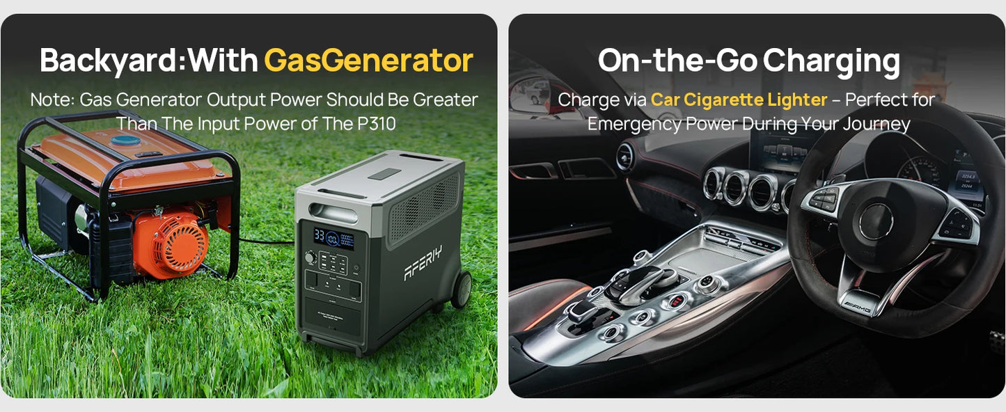 11520Wh Portable Power Station Solar Generator Home Emergency Backup Battery