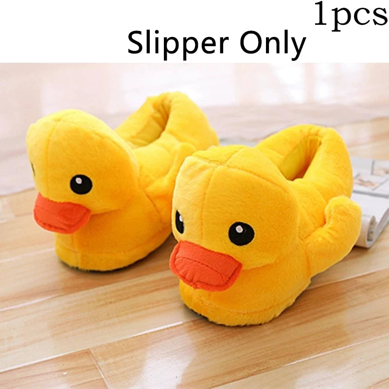 Yellow Duck Onesie Animal Kigurumi Unicorn Pyjamas Halloween Adult Cartoon Pajama Cosplay Party Women Men Homewear Slippers XXL