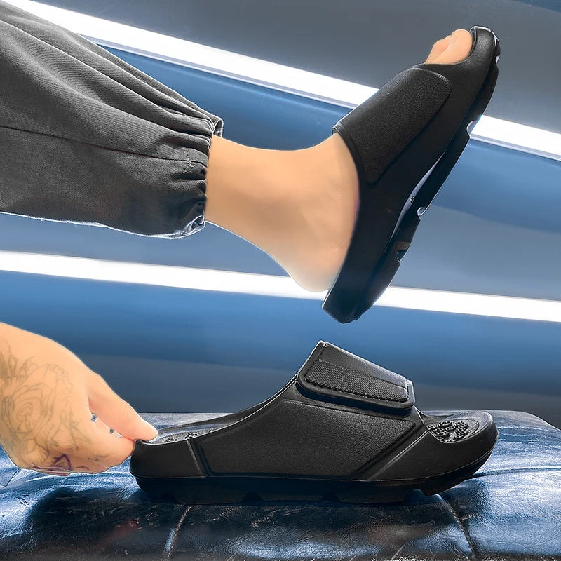 Outdoor Sandals Beach Casual Shoes New Summer Men Massage Slippers Sides Indoor Soft Sole Slides Men Flip-flops Men's Footwear