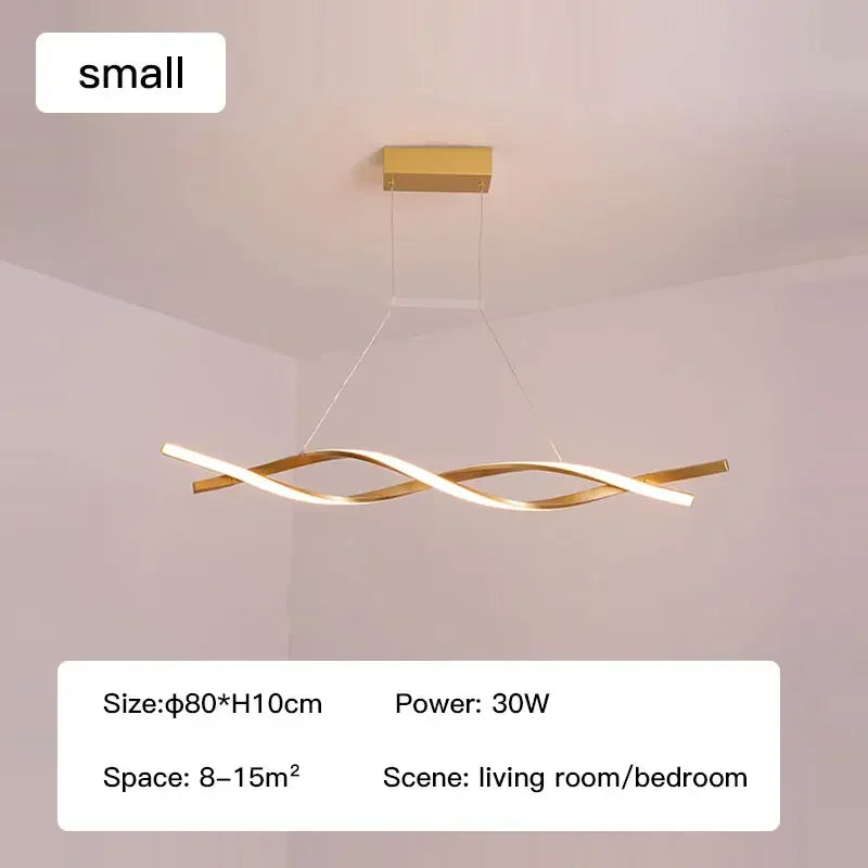 Modern Rotate Led Pendant Lights Dimmable for Kitchen Island Table Dining Room Office Chandelier Decor Lighting Lusters Fixture