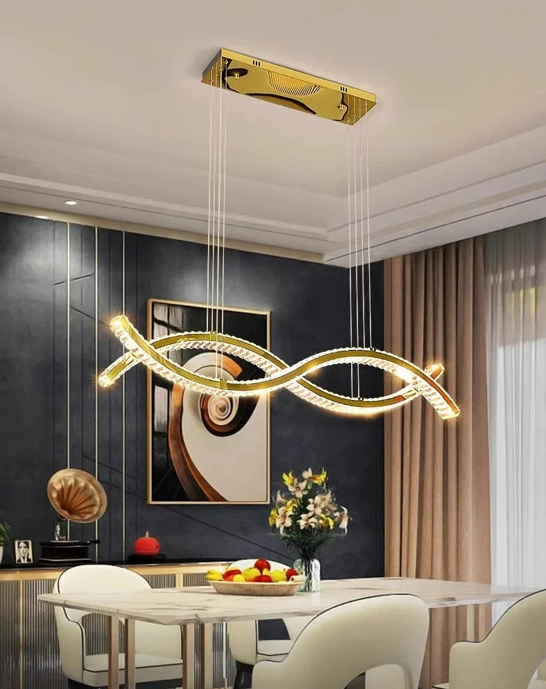 home decorationPendant lights, luxury crystal living room chandelier, dining room Pendant lamp, ceiling light, indoor lighting